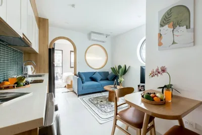 Two-Bedroom Apartment with Balcony — Artsy Boutique Studio